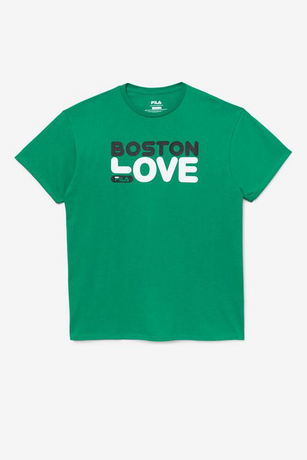 Fila Tričká Panske Zelene - Boston Love Vypredaj - Slovakia 80567-OAXD